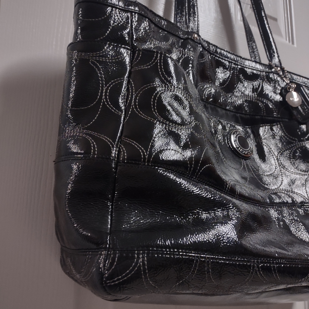 Coach  Patent Leather Bag - Picture 6 of 8